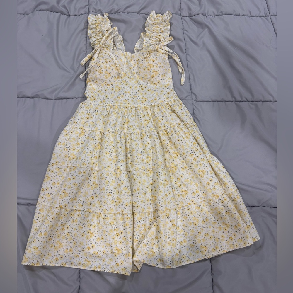 Floral Yellow Dress from Thailand